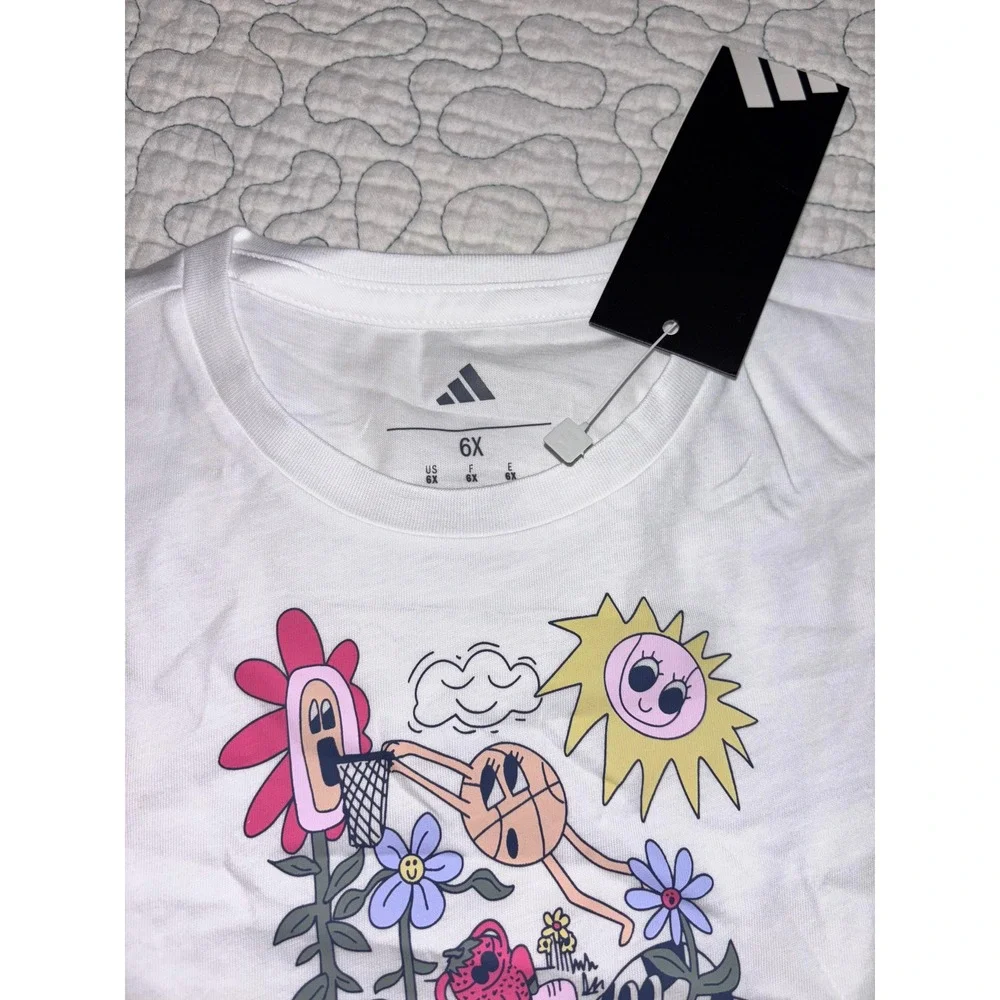 Adidas Girls 2-Piece Shorts Set Size 6X